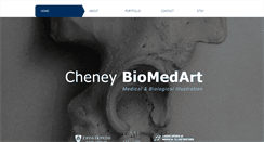 Desktop Screenshot of cheneybiomedart.com
